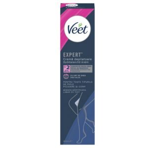 Cremă depilatoare Veet Expert cu Unt de Shea pentru picioare și corp 200 ml