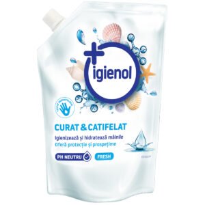 Rezervă săpun lichid antibacterian Igienol Fresh, 500 ml