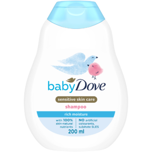 Șampon ultra-delicat Baby Dove fără lacrimi, 200 ml